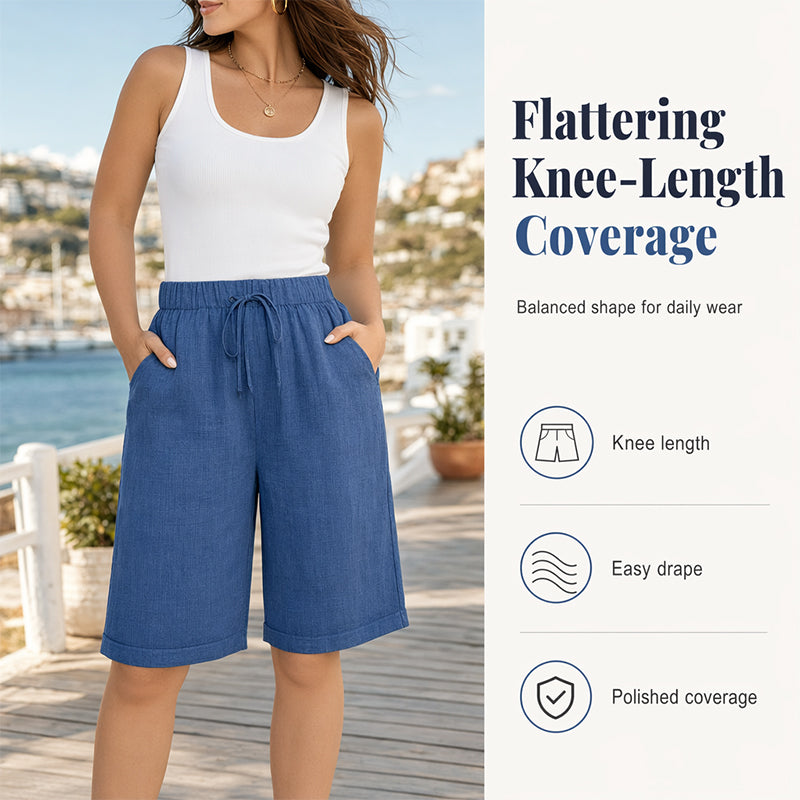 Women’s Loose Fit Bermuda Shorts