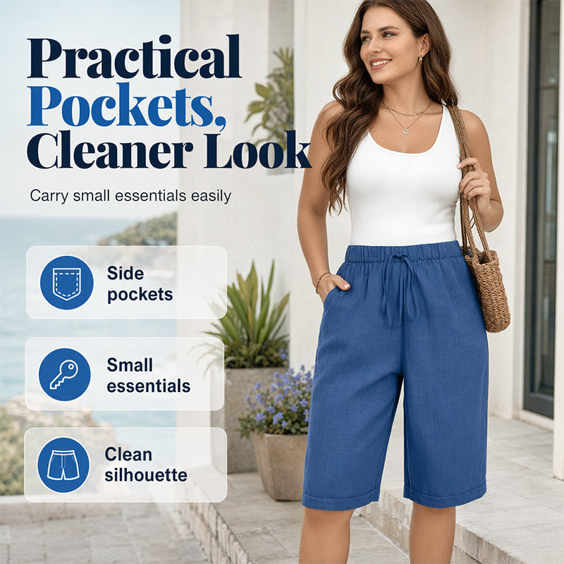 Women’s Loose Fit Bermuda Shorts