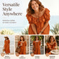 Women's Bohemian Ruffle Neck Maxi Dress