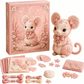 🎀50% OFF🎁Pink Enchanted Forest DIY Felt Patchwork Kit