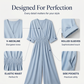 Women's Elegant V-Neck Wide-Leg Jumpsuit