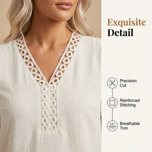 Women's V Neck Short Sleeve Top and Shorts Set