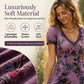 Women's Vintage V-Neck Floral Maxi Dress