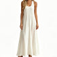 Women Off-Shoulder Draped Maxi Dress Elegant