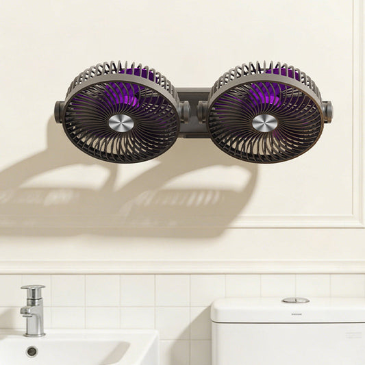 Dual Head Oscillating Ceiling Fan