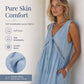 Women's Sleeveless Lace Trim V-Neck Dress