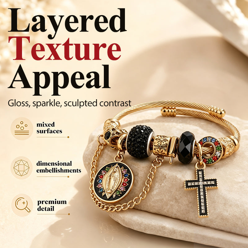 ⌛Limited-Time Offer-Women's Religious Cross Charm Bracelet