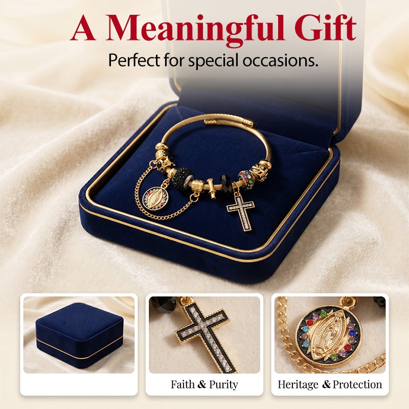 ⌛Limited-Time Offer-Women's Religious Cross Charm Bracelet