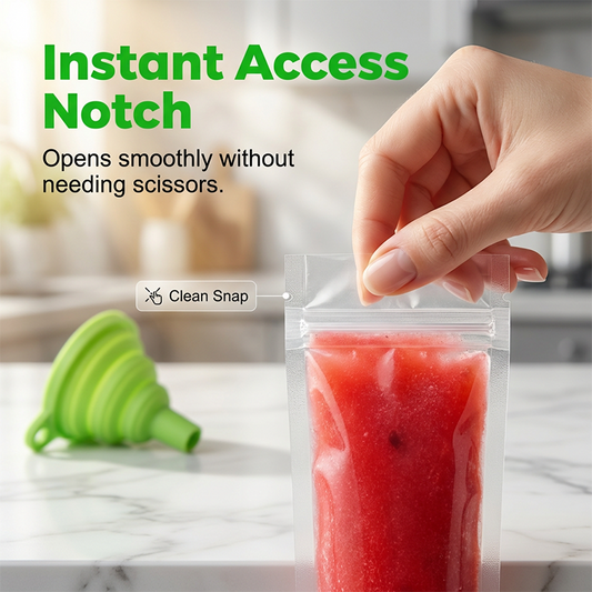 DIY Zip-Seal Ice Pop Bags for Healthy Homemade Treats