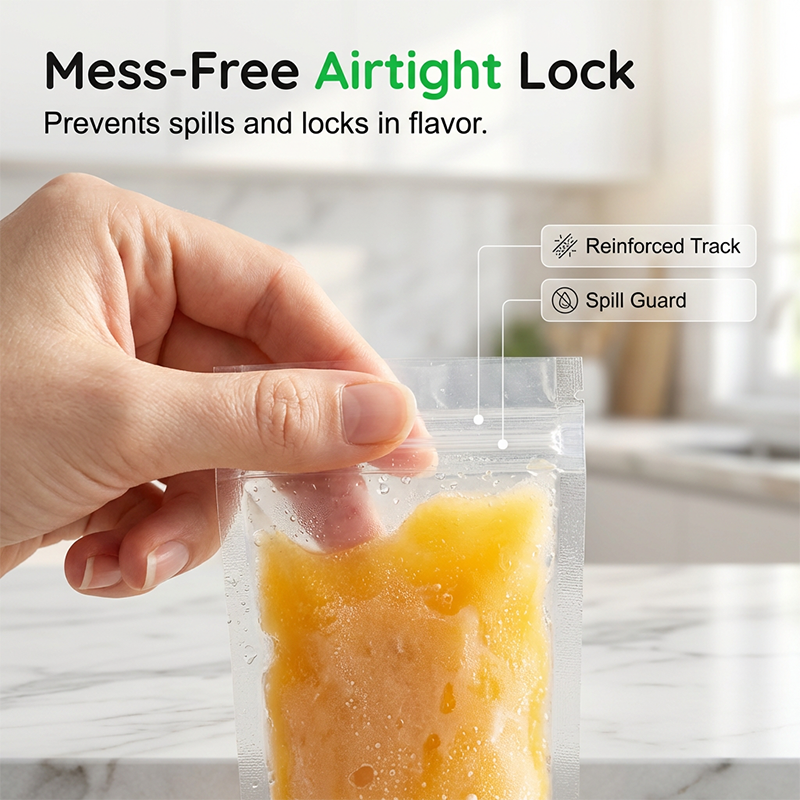 DIY Zip-Seal Ice Pop Bags for Healthy Homemade Treats