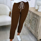 Women's Casual Drawstring Tapered Pants