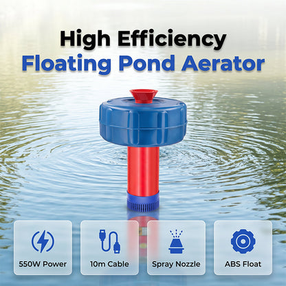 High Efficiency Floating Pond Aerator