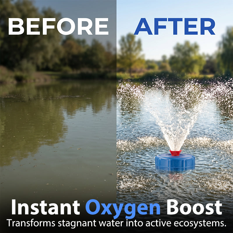 High Efficiency Floating Pond Aerator