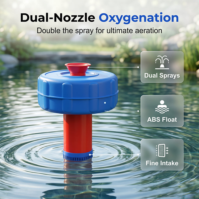 High Efficiency Floating Pond Aerator