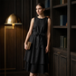 Flowing Waist-Tie Maxi Dress