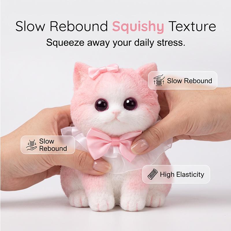 Squishy Cat Plush Gift