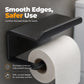 No Drill Carbon Steel Toilet Paper Holder