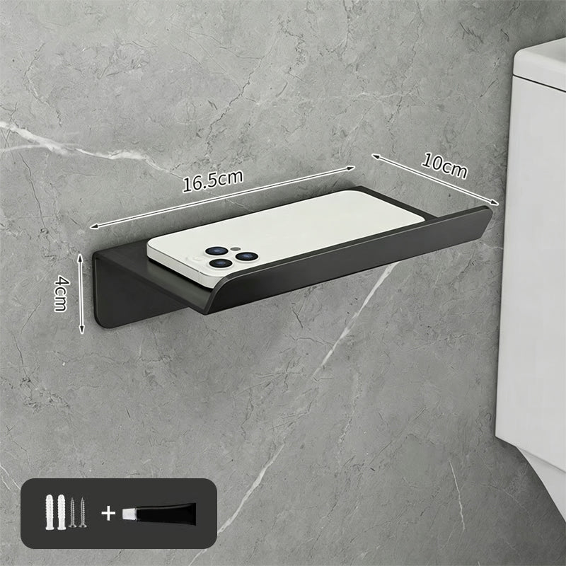 No Drill Carbon Steel Toilet Paper Holder