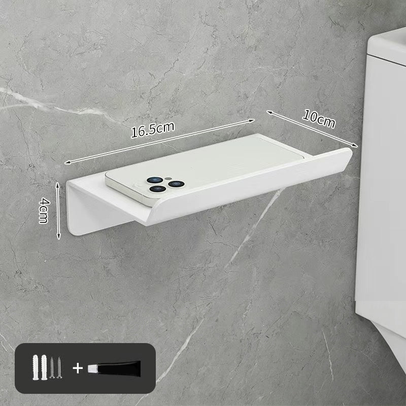 No Drill Carbon Steel Toilet Paper Holder