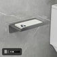 No Drill Carbon Steel Toilet Paper Holder