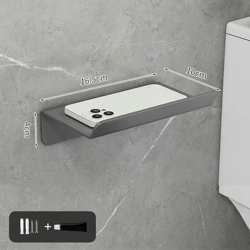 No Drill Carbon Steel Toilet Paper Holder