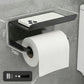No Drill Carbon Steel Toilet Paper Holder