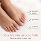 Elegant Pink French Press on Toenails