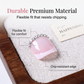 Elegant Pink French Press on Toenails