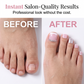 Elegant Pink French Press on Toenails