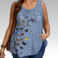 Women's Summer Butterfly Print Tank Top