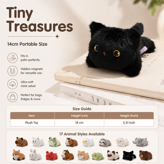 🧸 Last Day Special Price £9.78 ! 🧲 Lovely Plushie Fridge Magnet Doll – Premium Mink Velvet, Hidden Magnet, Perfect for Fridge, Laptop & Bags ✨