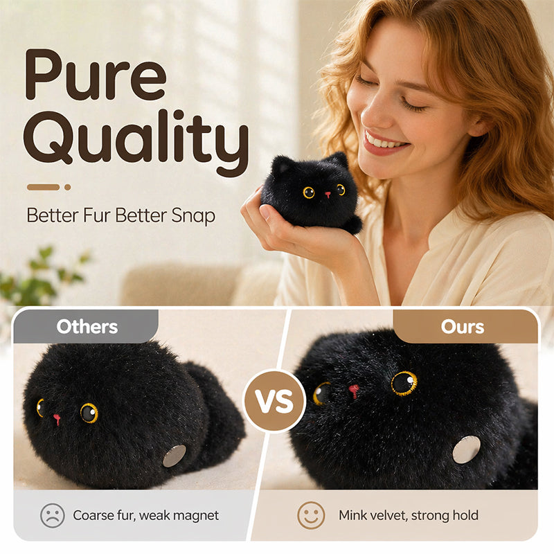 🧸 Last Day Special Price £9.78 ! 🧲 Lovely Plushie Fridge Magnet Doll – Premium Mink Velvet, Hidden Magnet, Perfect for Fridge, Laptop & Bags ✨