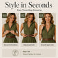 Waist-Defining Shirt Dress