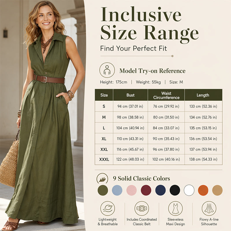 Waist-Defining Shirt Dress