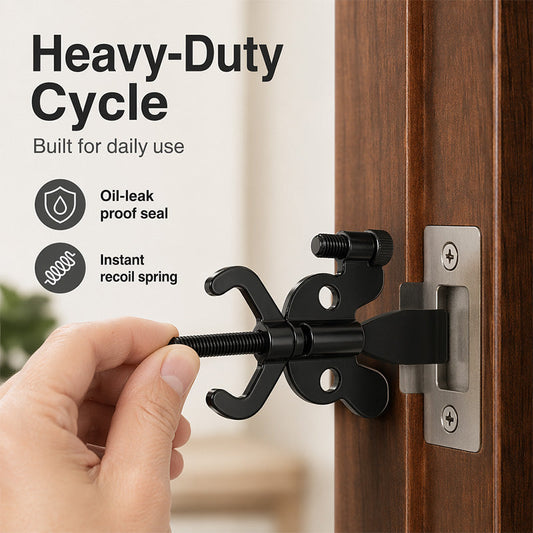 ⌛Limited-Time Offer: Buy 2, Get 1 Free-Portable Stainless Steel Travel Door Stopper