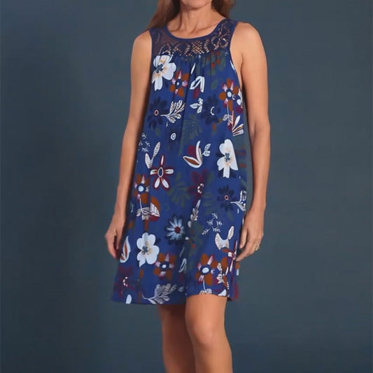 💖Last Day 50% OFF💖💃Stylish women's sleeveless dress with a print