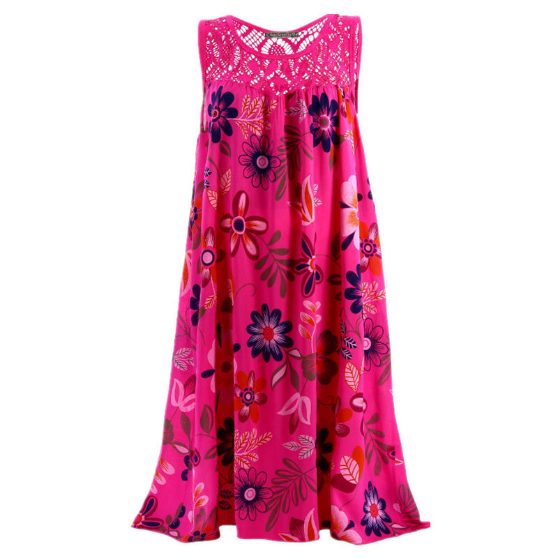 💖Last Day 50% OFF💖💃Stylish women's sleeveless dress with a print
