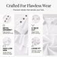 Women's Oversized Asymmetrical Shirt with Eyelet Details
