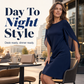 Women Elegant Solid Color Round Neck Dress