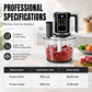 Multi-Functional Food Processor with Touch Control and Glass Bowl