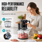 Multi-Functional Food Processor with Touch Control and Glass Bowl