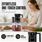 Multi-Functional Food Processor with Touch Control and Glass Bowl