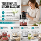 Multi-Functional Food Processor with Touch Control and Glass Bowl