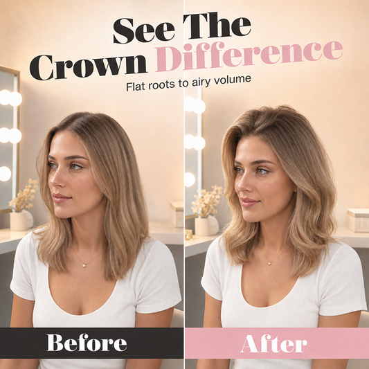 🎉48K+ Sold 💇 Wireless Heated Volumizing Root Lift Clip, Portable Travel Hair Styling Tool for Flat Fine Hair