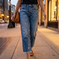 🎉 2026 Sale — Over 27,000 Sold! 💞 Retro Cropped Straight Jeans – Timeless Vintage Vibes 🌸