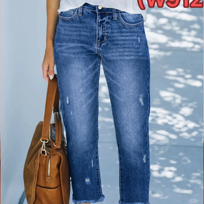 🎉 2026 Sale — Over 27,000 Sold! 💞 Retro Cropped Straight Jeans – Timeless Vintage Vibes 🌸
