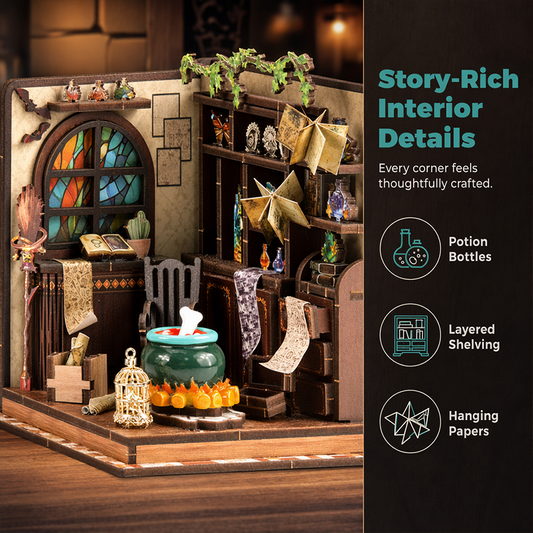 DIY Miniature Wooden House Kit