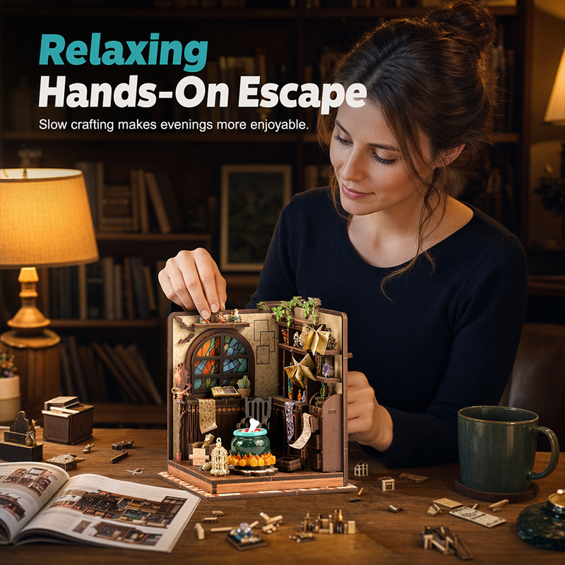 DIY Miniature Wooden House Kit