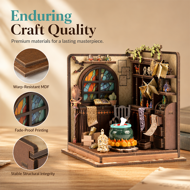DIY Miniature Wooden House Kit