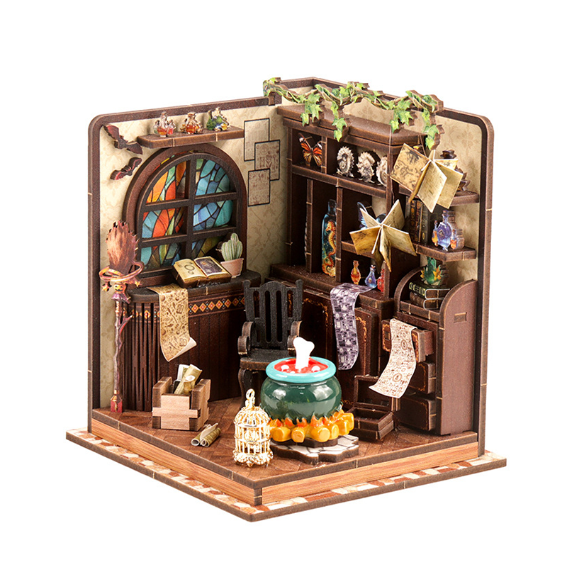 DIY Miniature Wooden House Kit